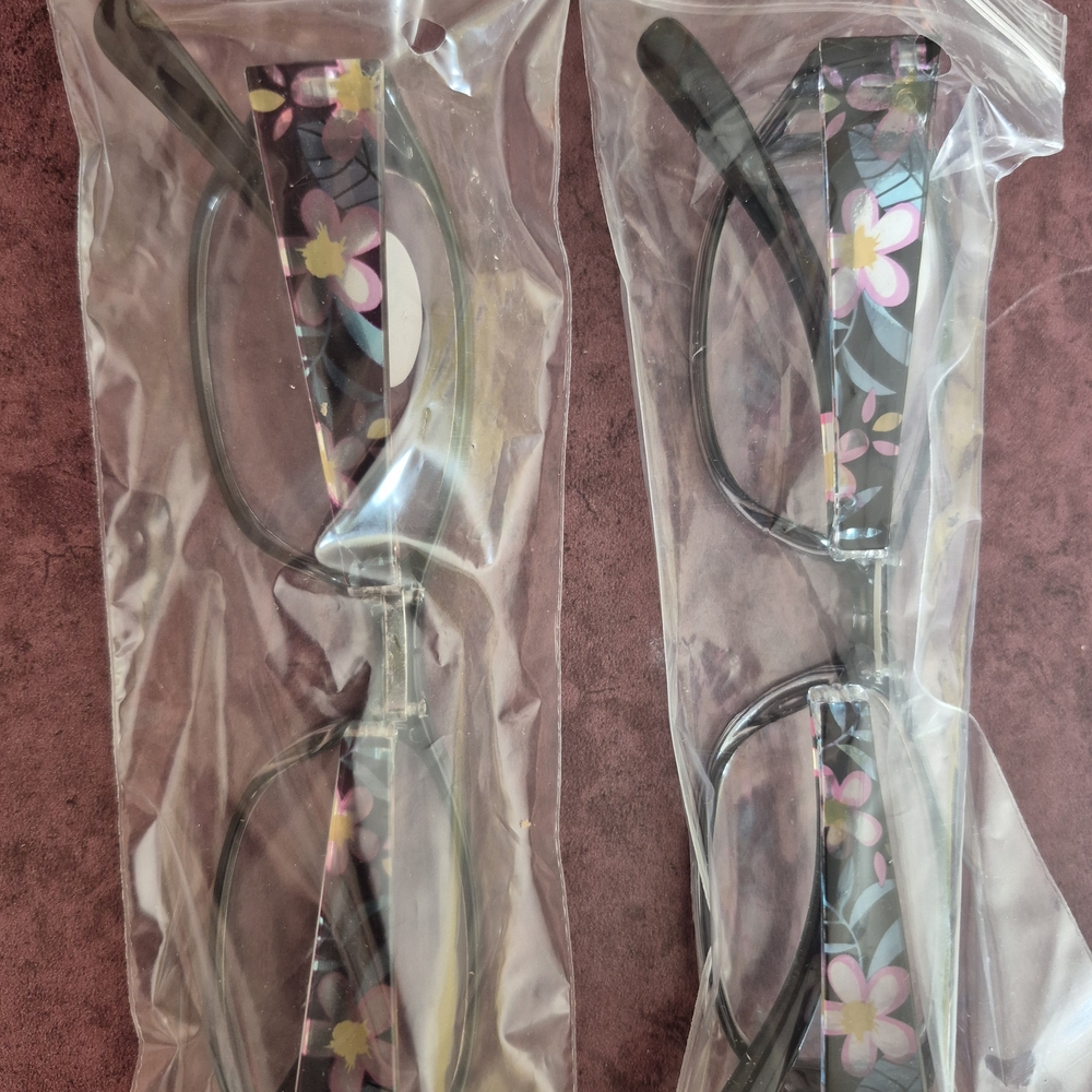 Floral Patterned Glasses